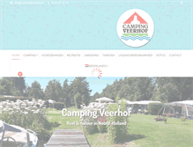 Tablet Screenshot of campingveerhof.nl